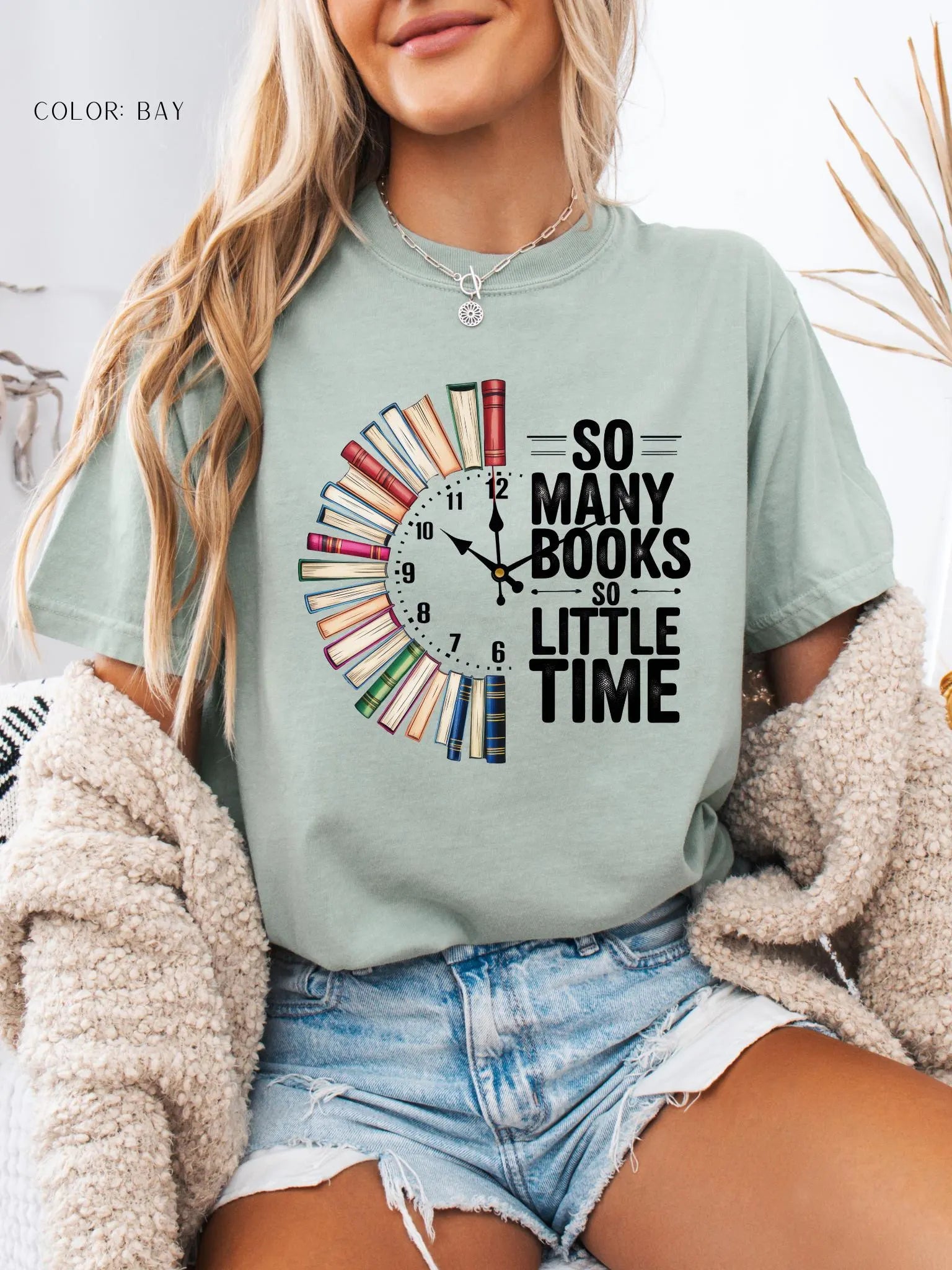 So Many Books So Little Time Book T-Shirt