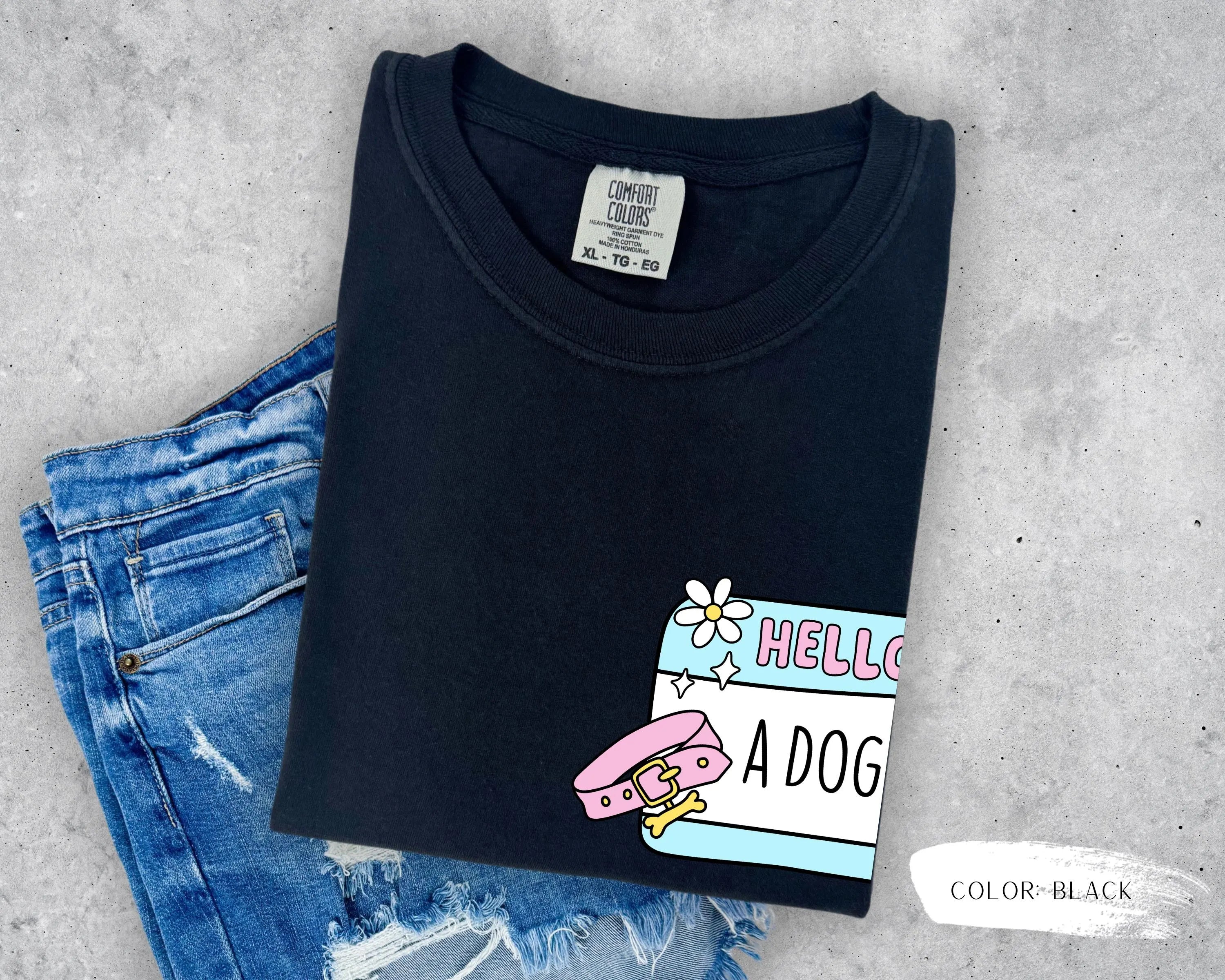 Hello I'm A Dog Mom T-Shirt