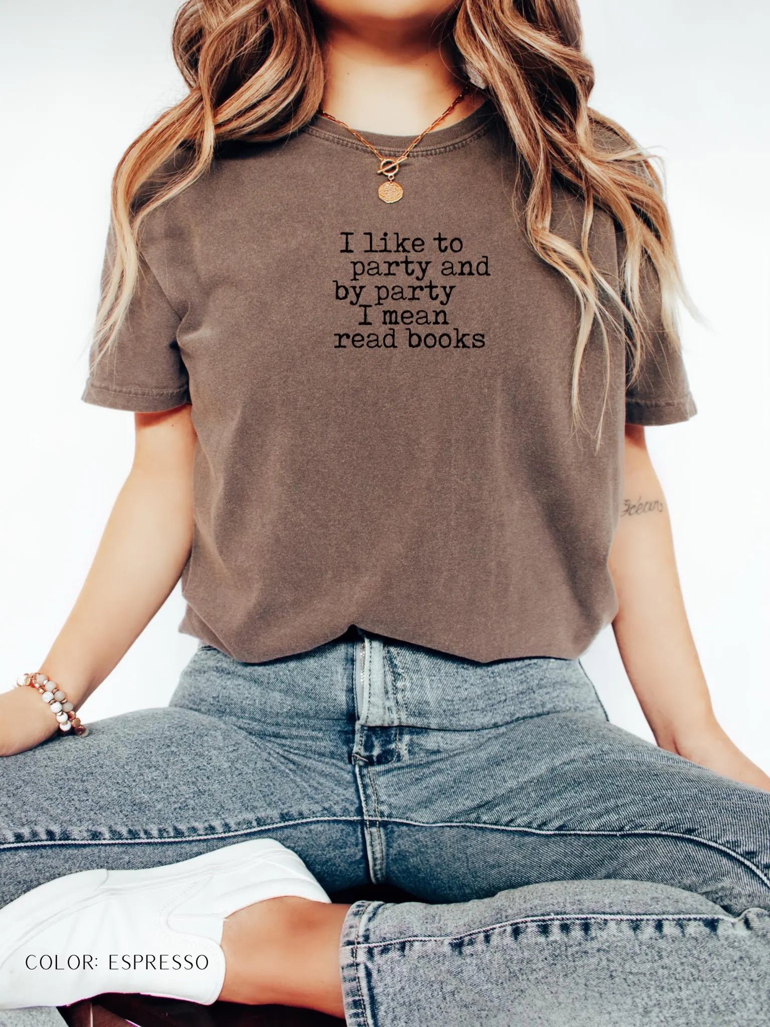 And By Party, I Mean Reading Books T-Shirt