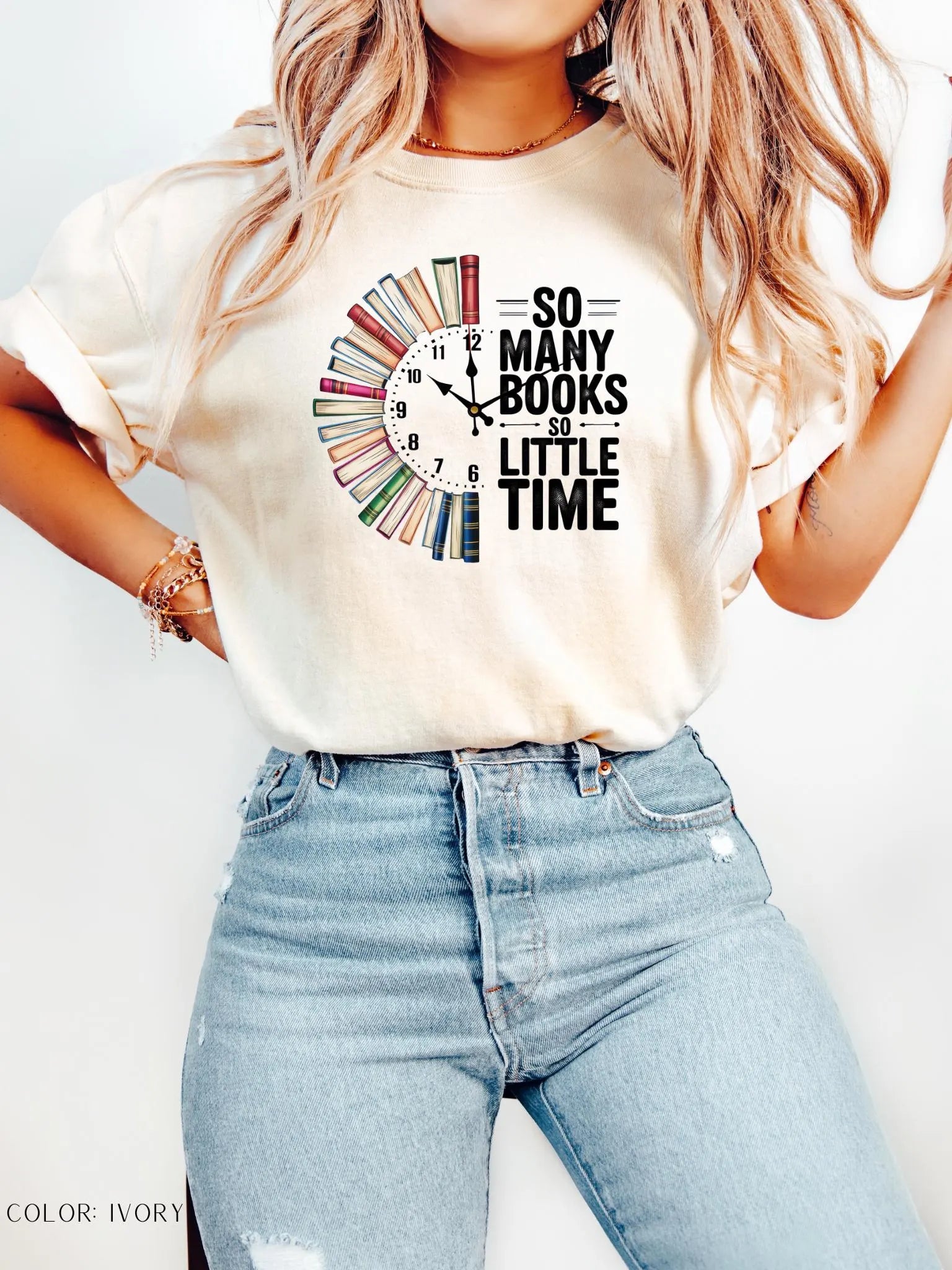 So Many Books So Little Time Book T-Shirt