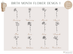 Personalized Laser Engraved Tumbler – Custom Name with Birth Month Flower or Monogram | Custom Gift