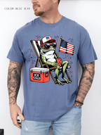 Patriotic Funny Frog T-Shirt