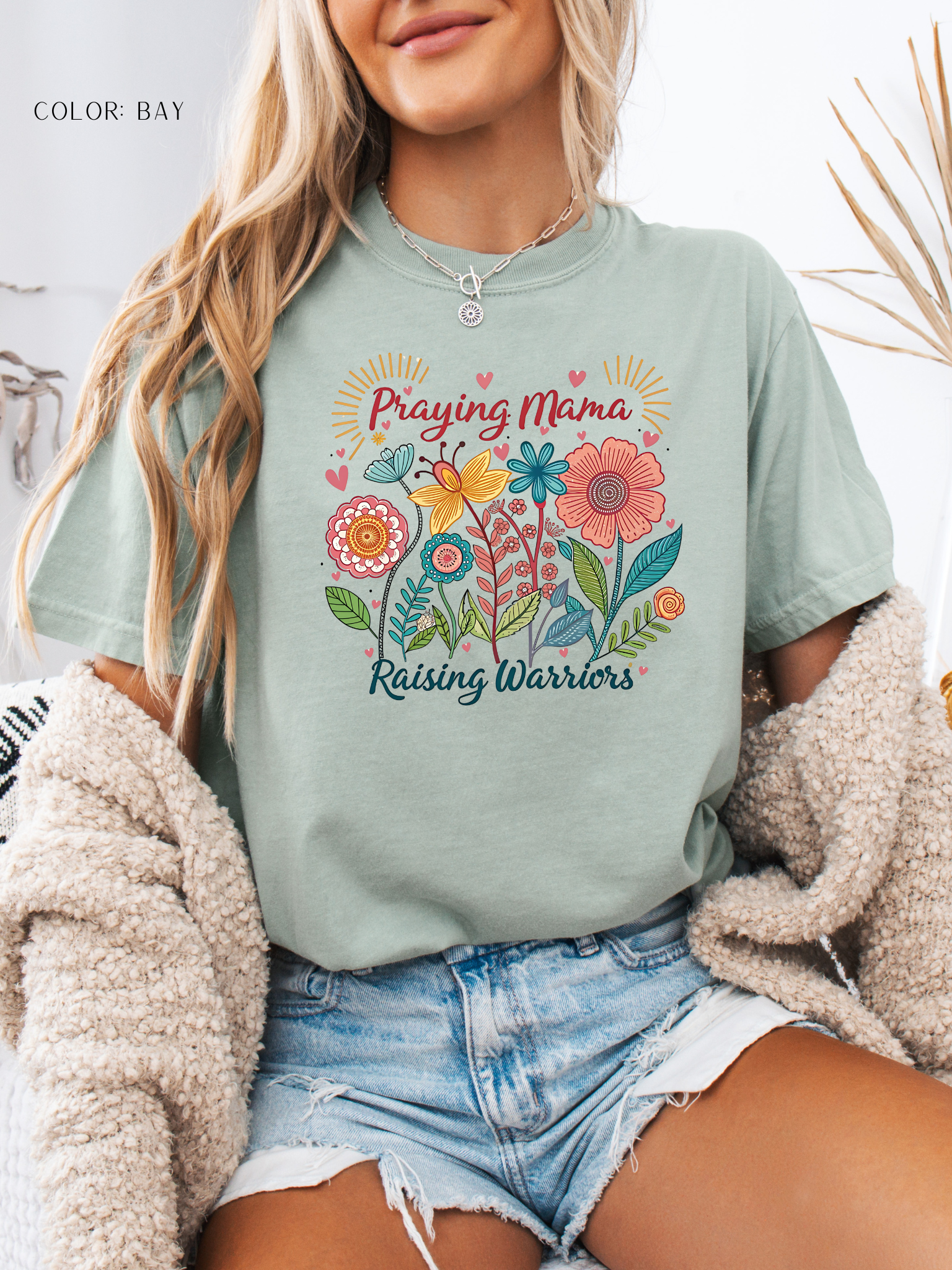 Praying Mama Raising Warriors Shirt