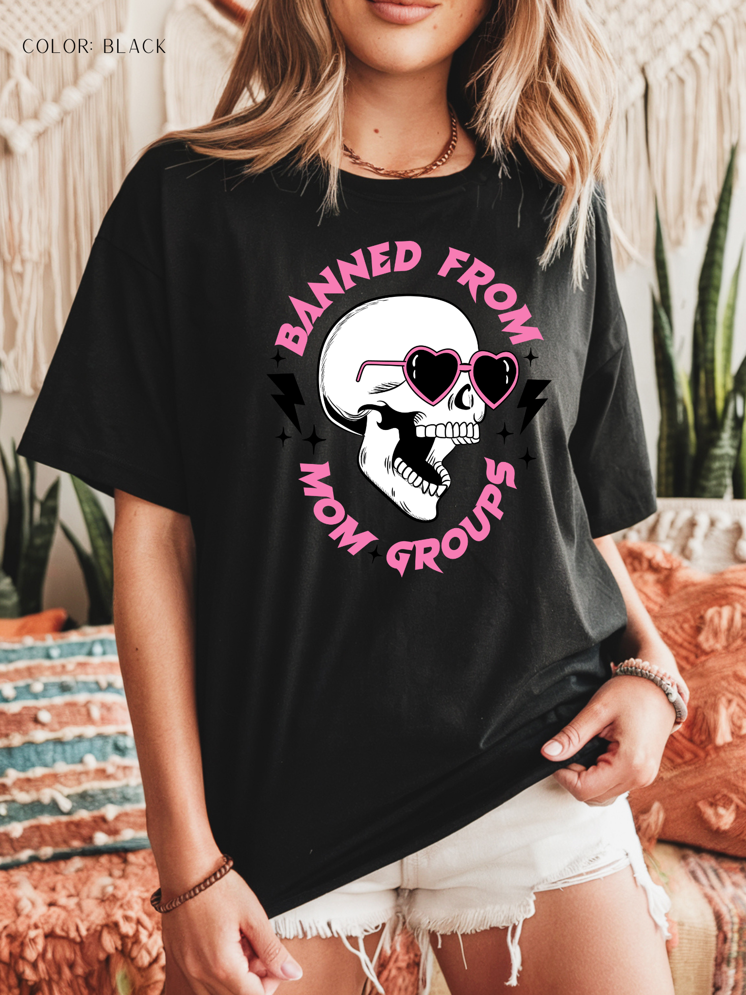 Banned From Mom Groups T-Shirt– Funny Mom Life T-Shirt