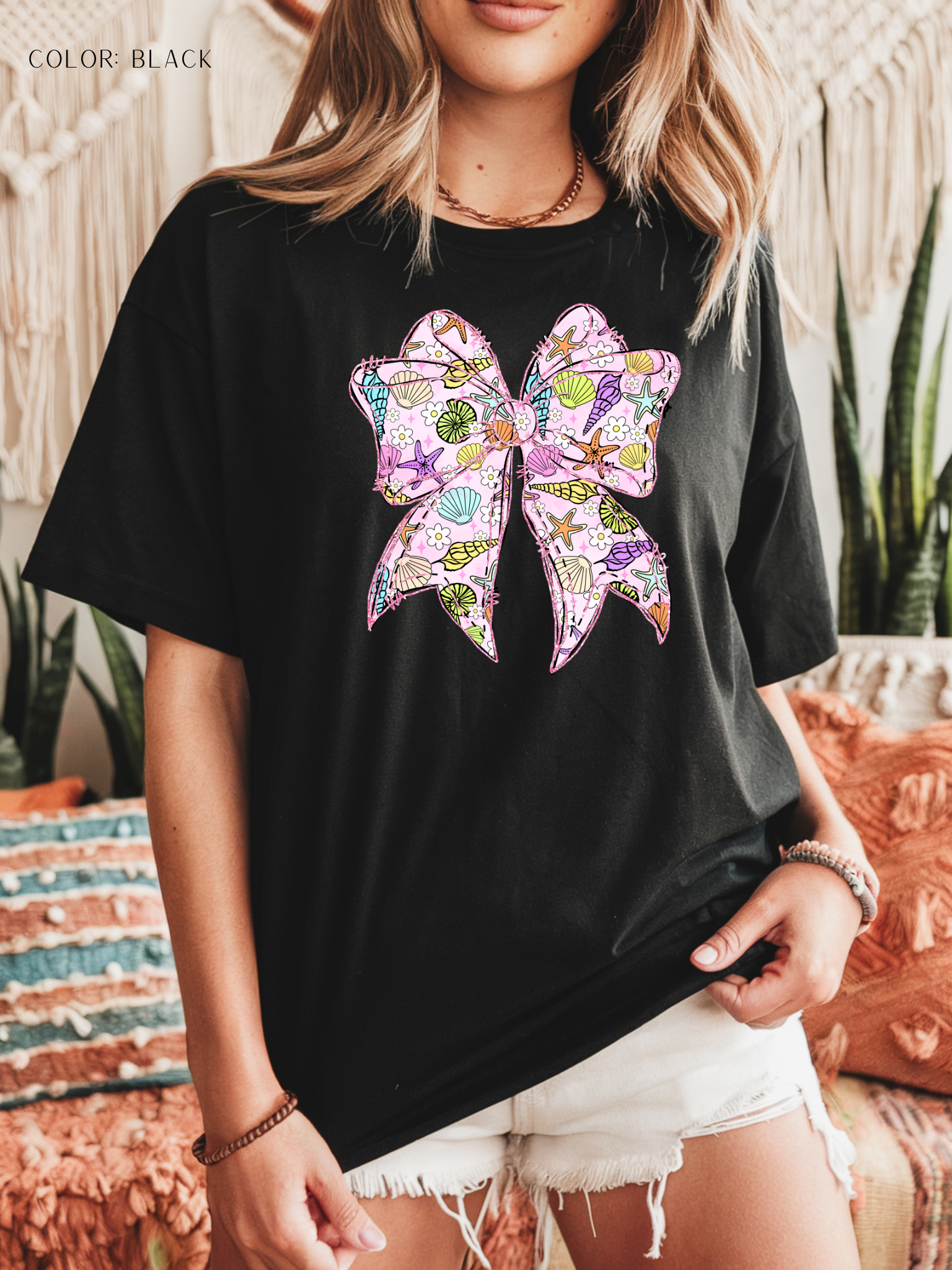 Pastel Beachy Bow T-Shirt