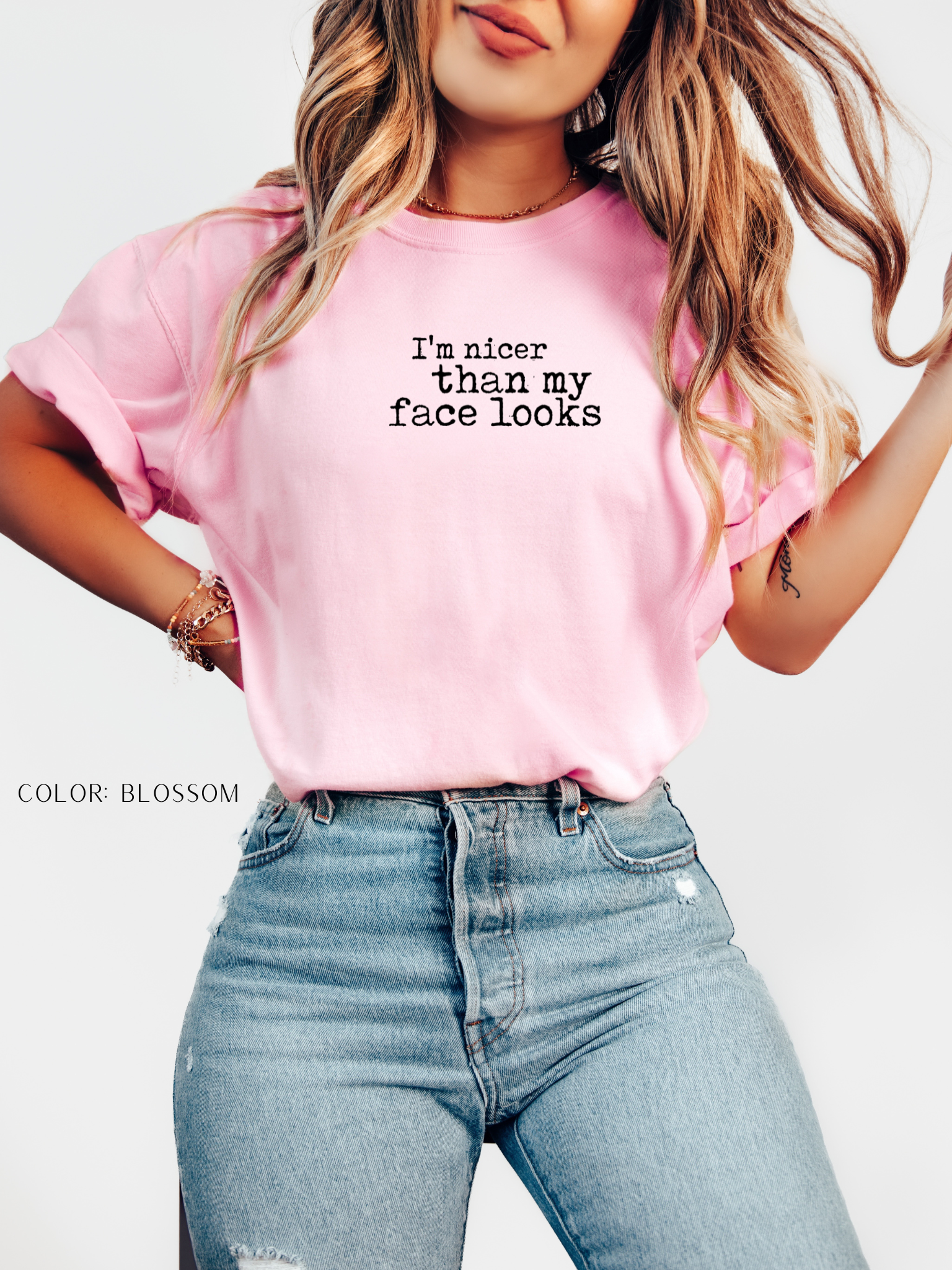 I'm Nicer Than My Face Looks T-Shirt