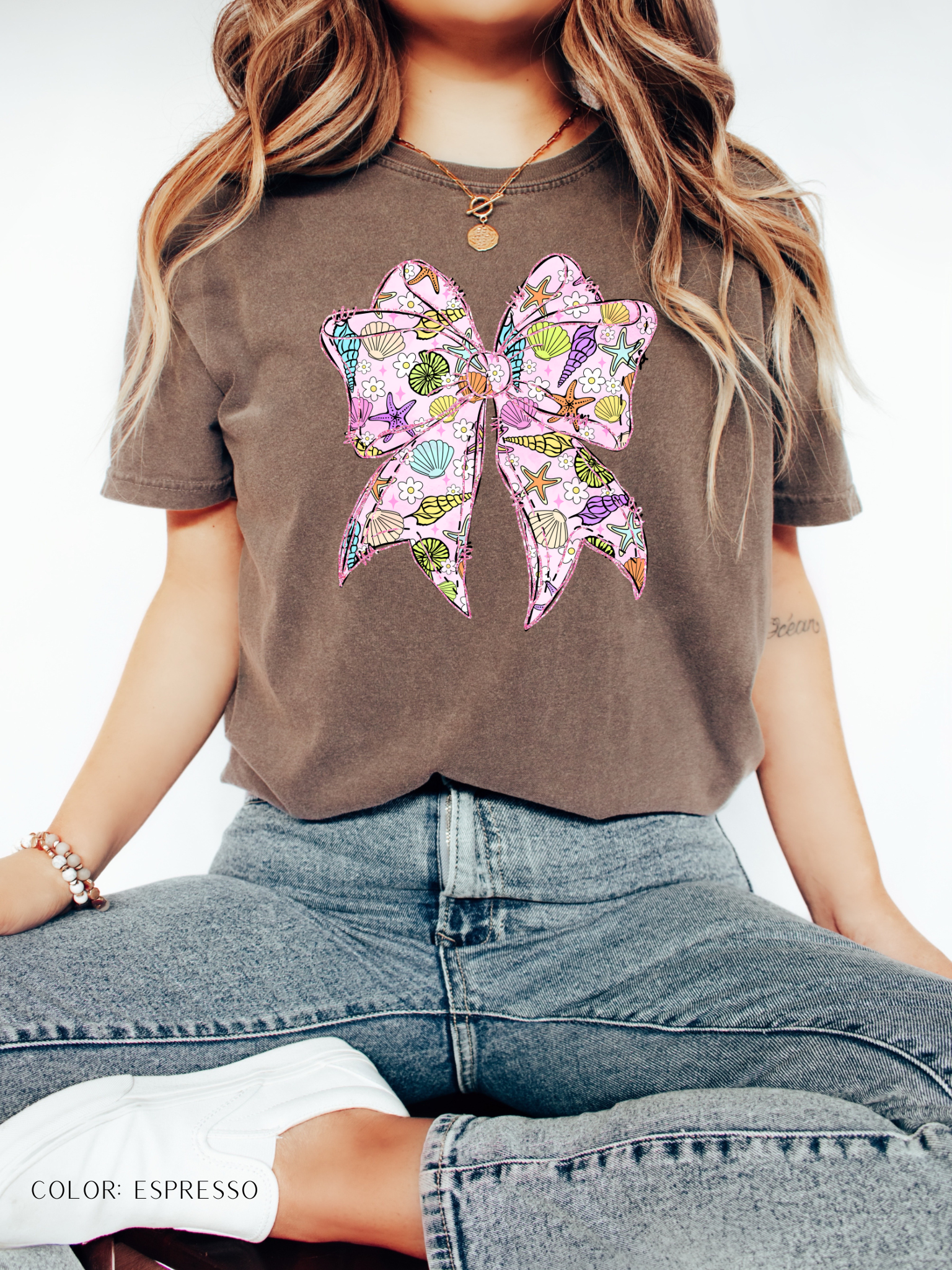 Pastel Beachy Bow T-Shirt