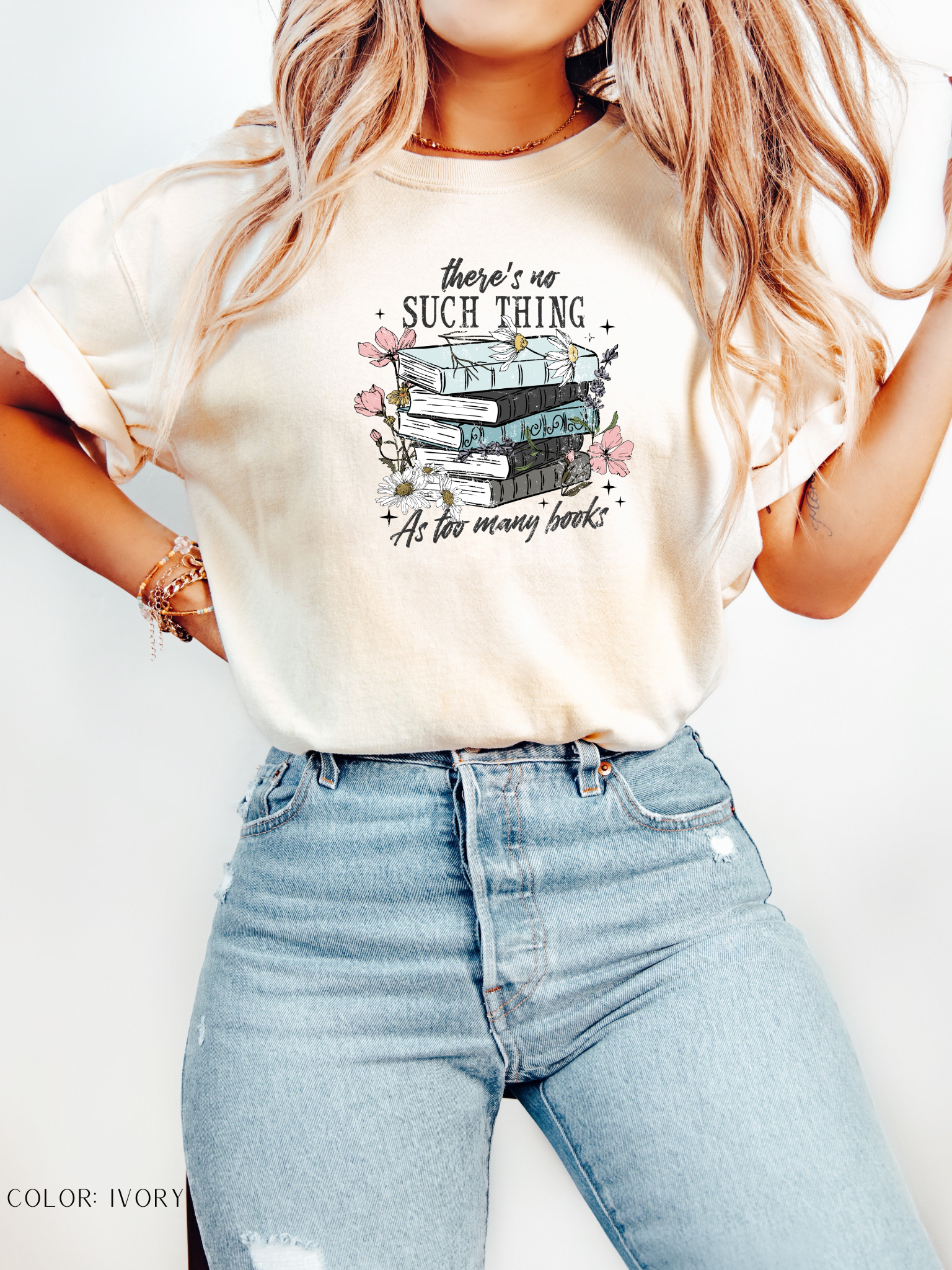 There's No Such Thing As Many Books T-Shirt