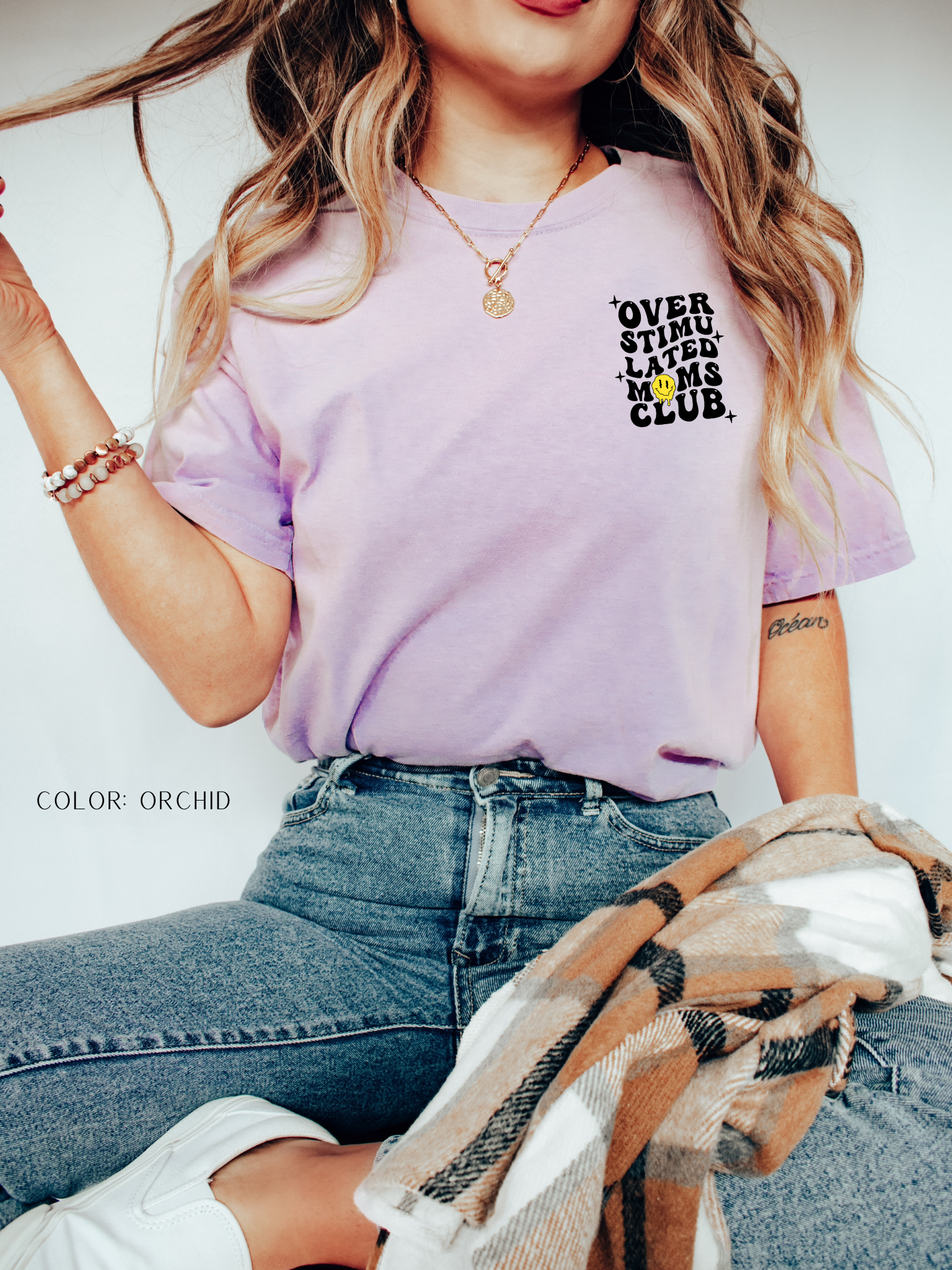 Overstimulated  Mom's Club T-Shirt