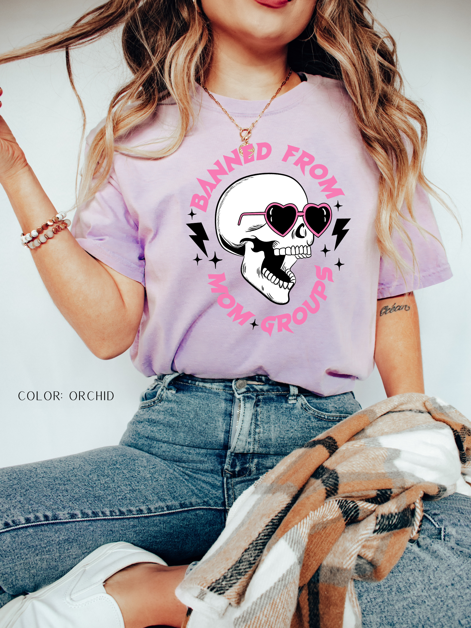 Banned From Mom Groups T-Shirt– Funny Mom Life T-Shirt