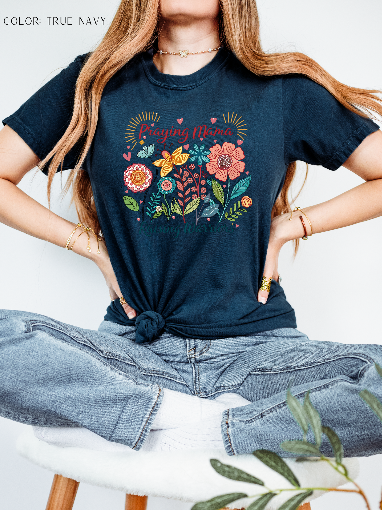 Praying Mama Raising Warriors Shirt