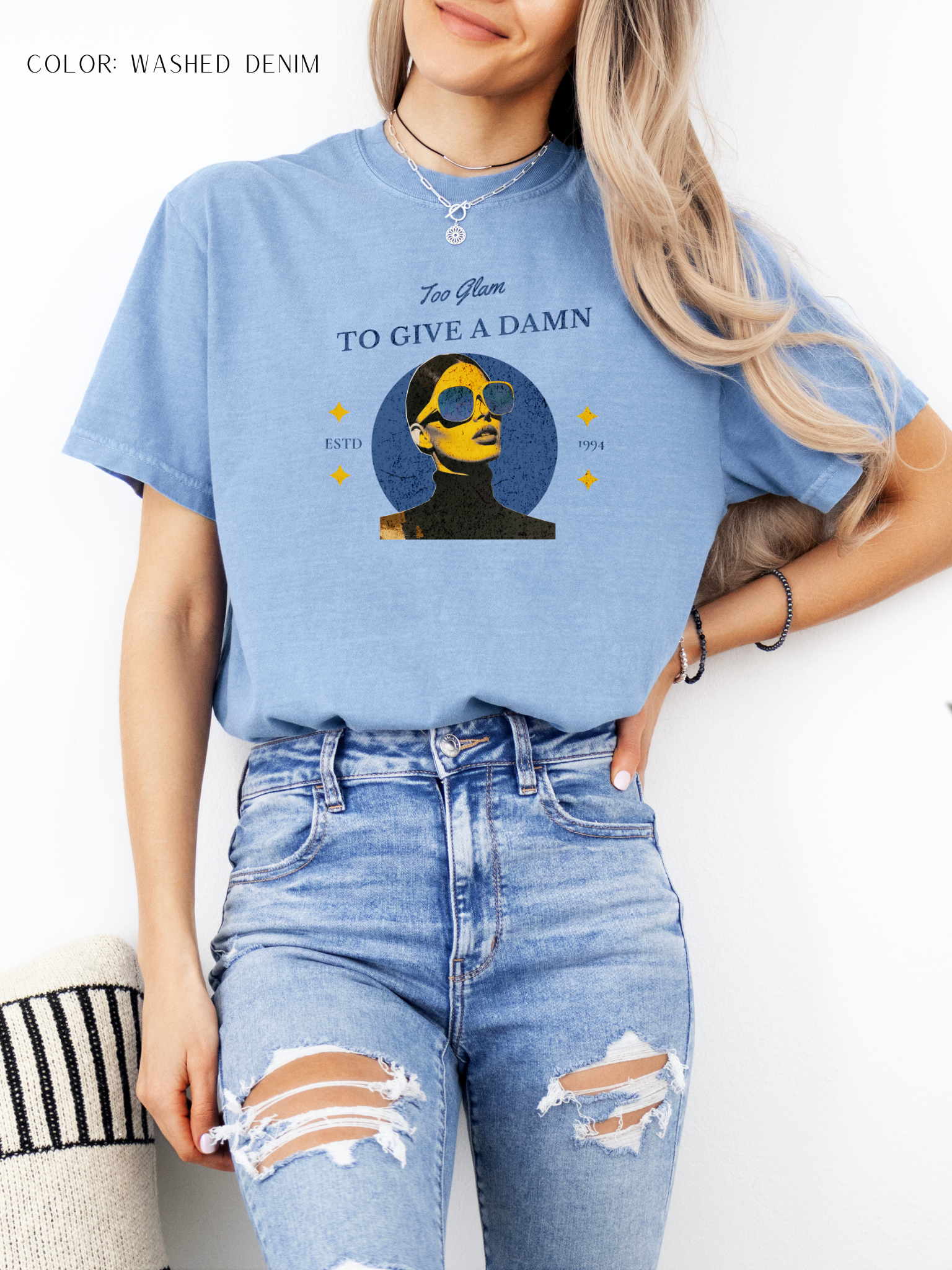 Too Glam To Give A Damn T-Shirt