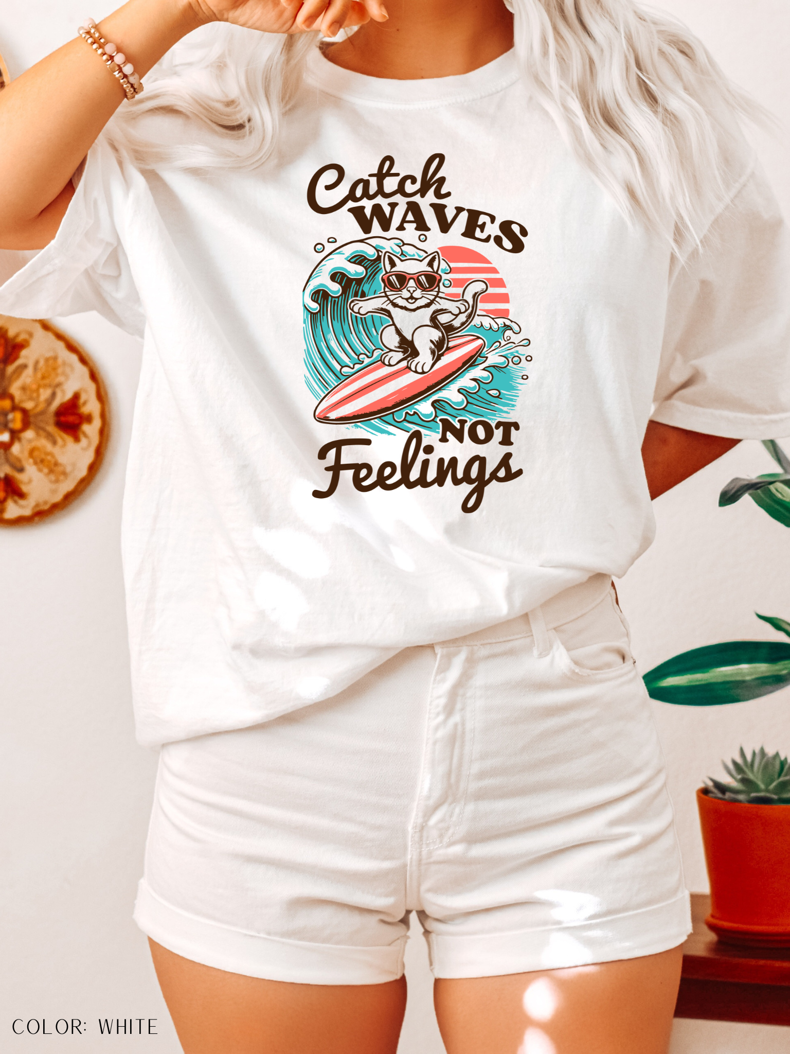 Catch Wave Not Feelings T-Shirt