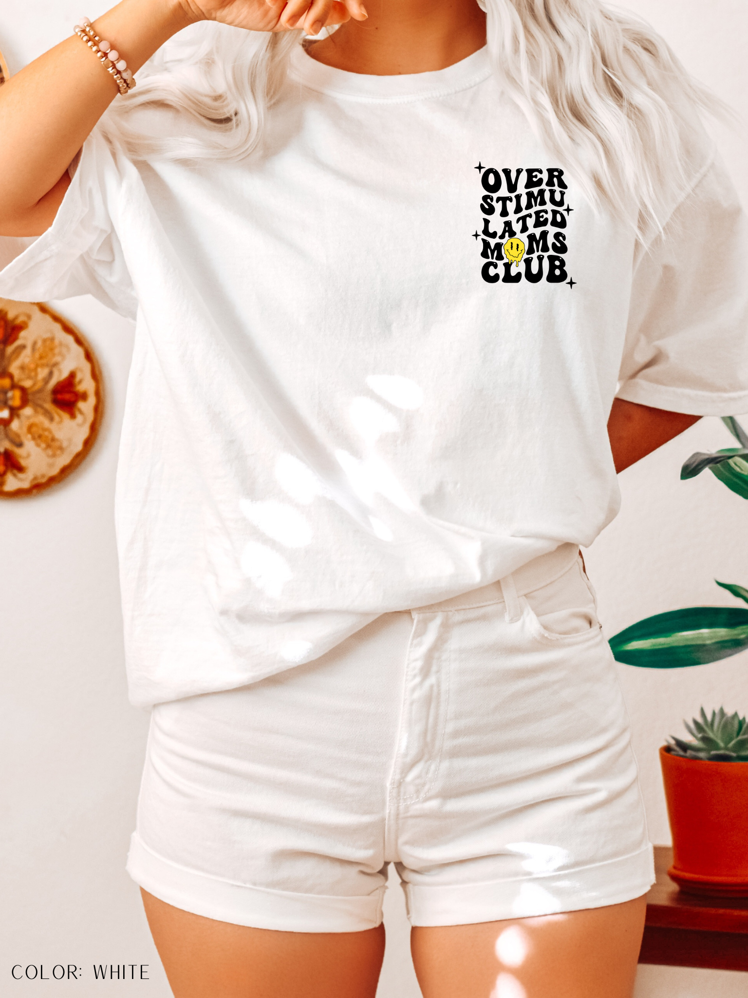 Overstimulated  Mom's Club T-Shirt