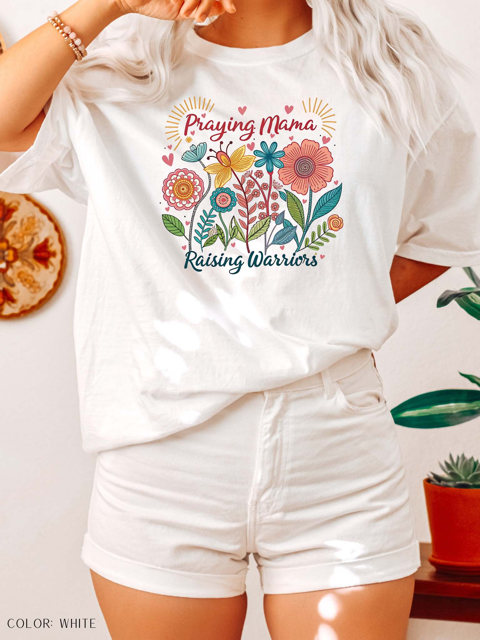 Praying Mama Raising Warriors Shirt