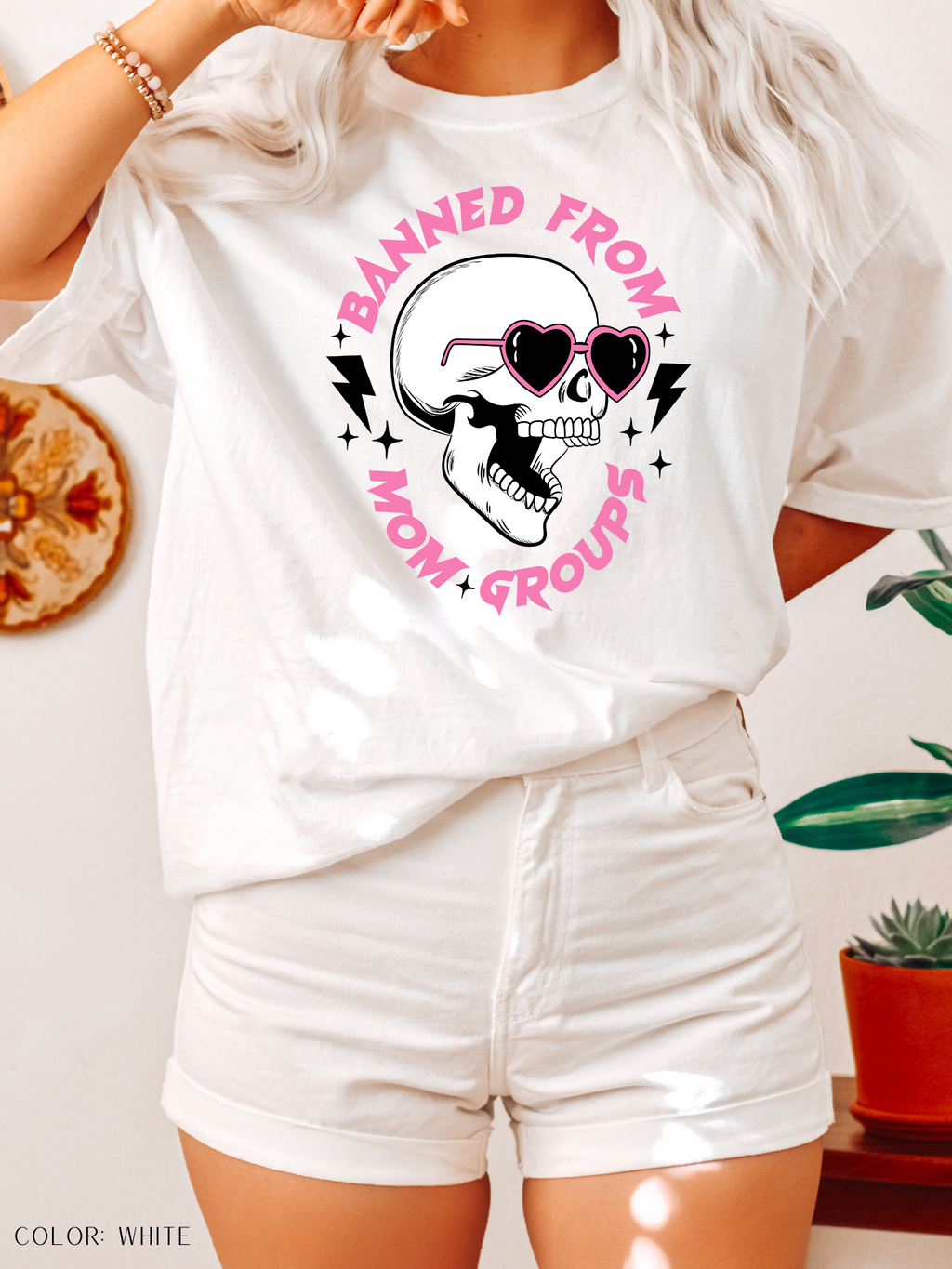 Banned From Mom Groups T-Shirt– Funny Mom Life T-Shirt