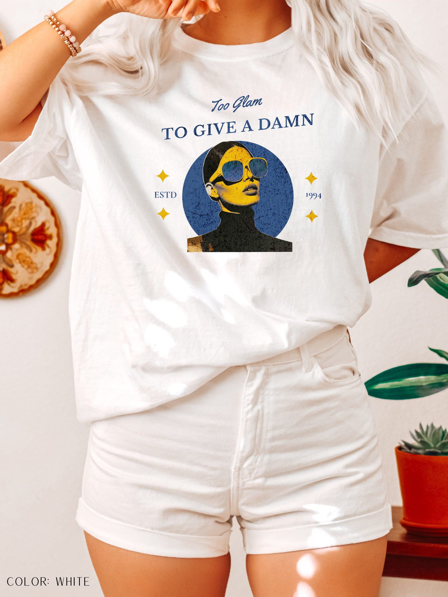 Too Glam To Give A Damn T-Shirt