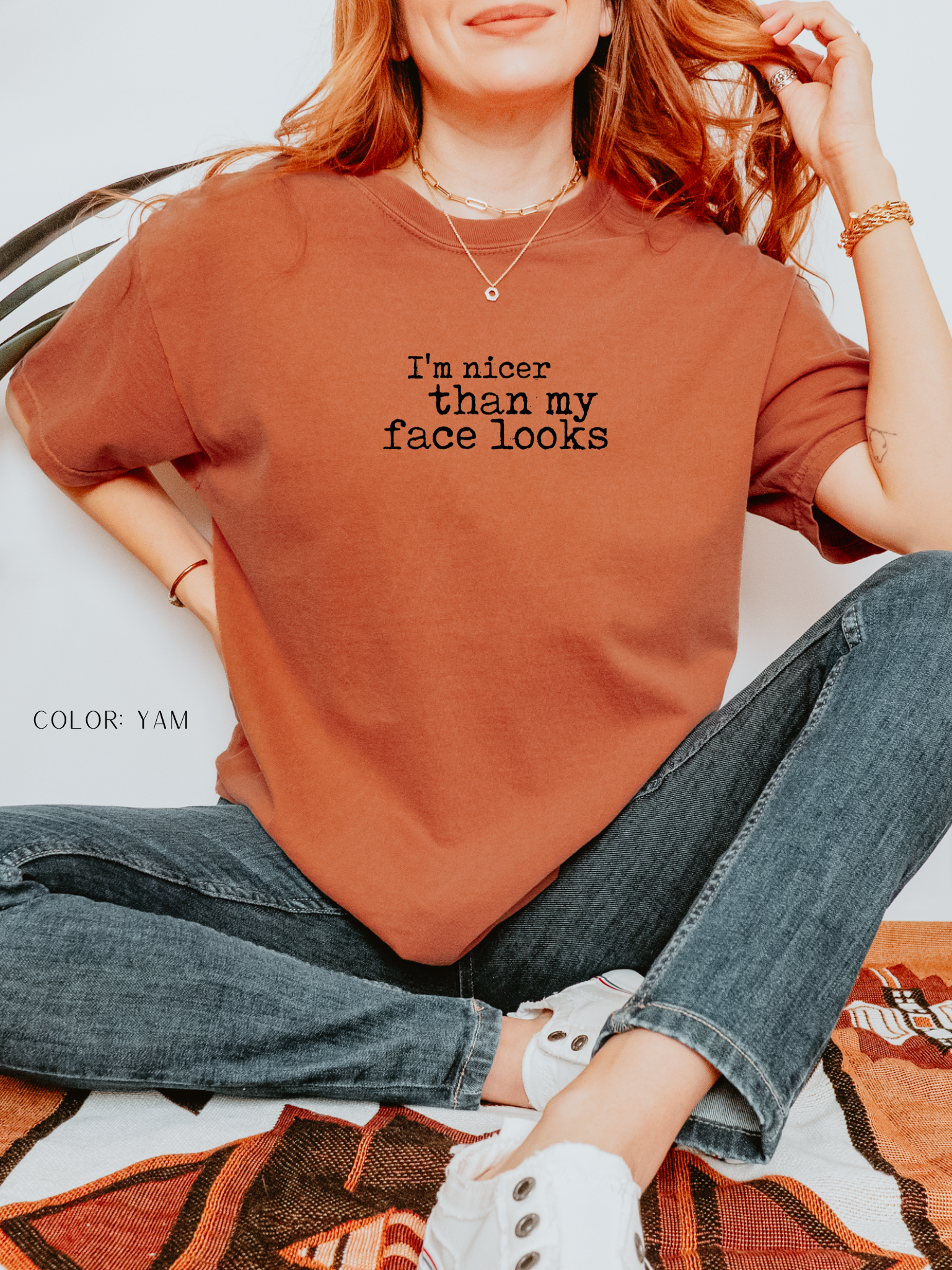 I'm Nicer Than My Face Looks T-Shirt