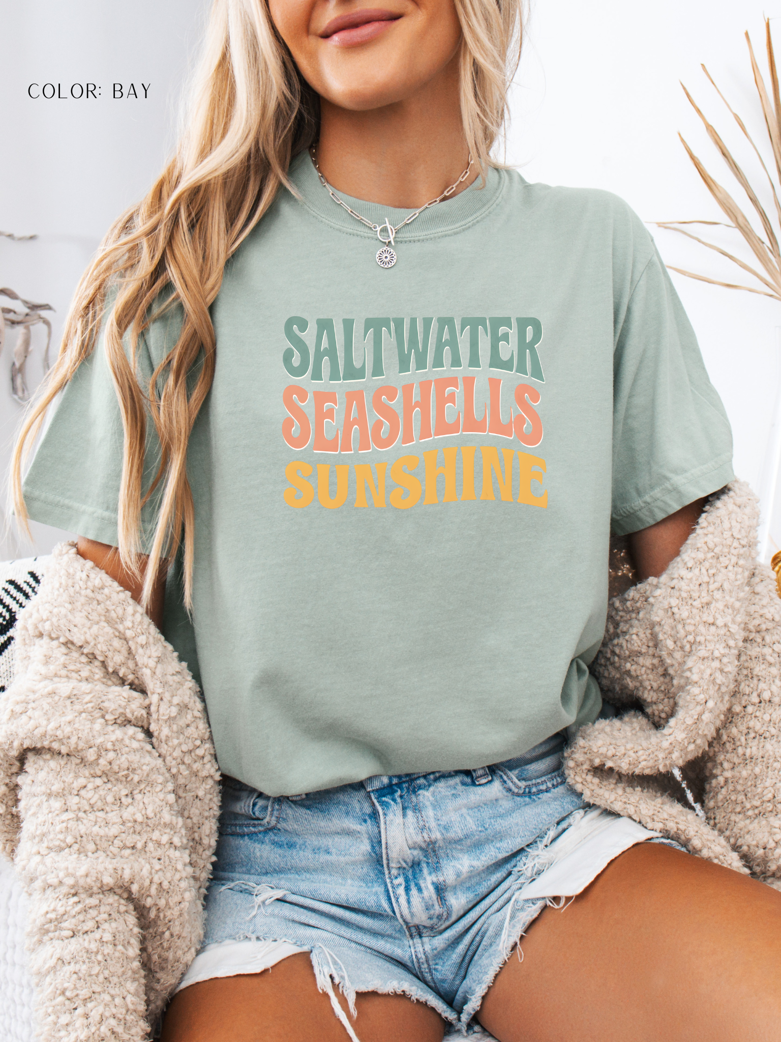 Saltwater Seashells Sunshine T-Shirt