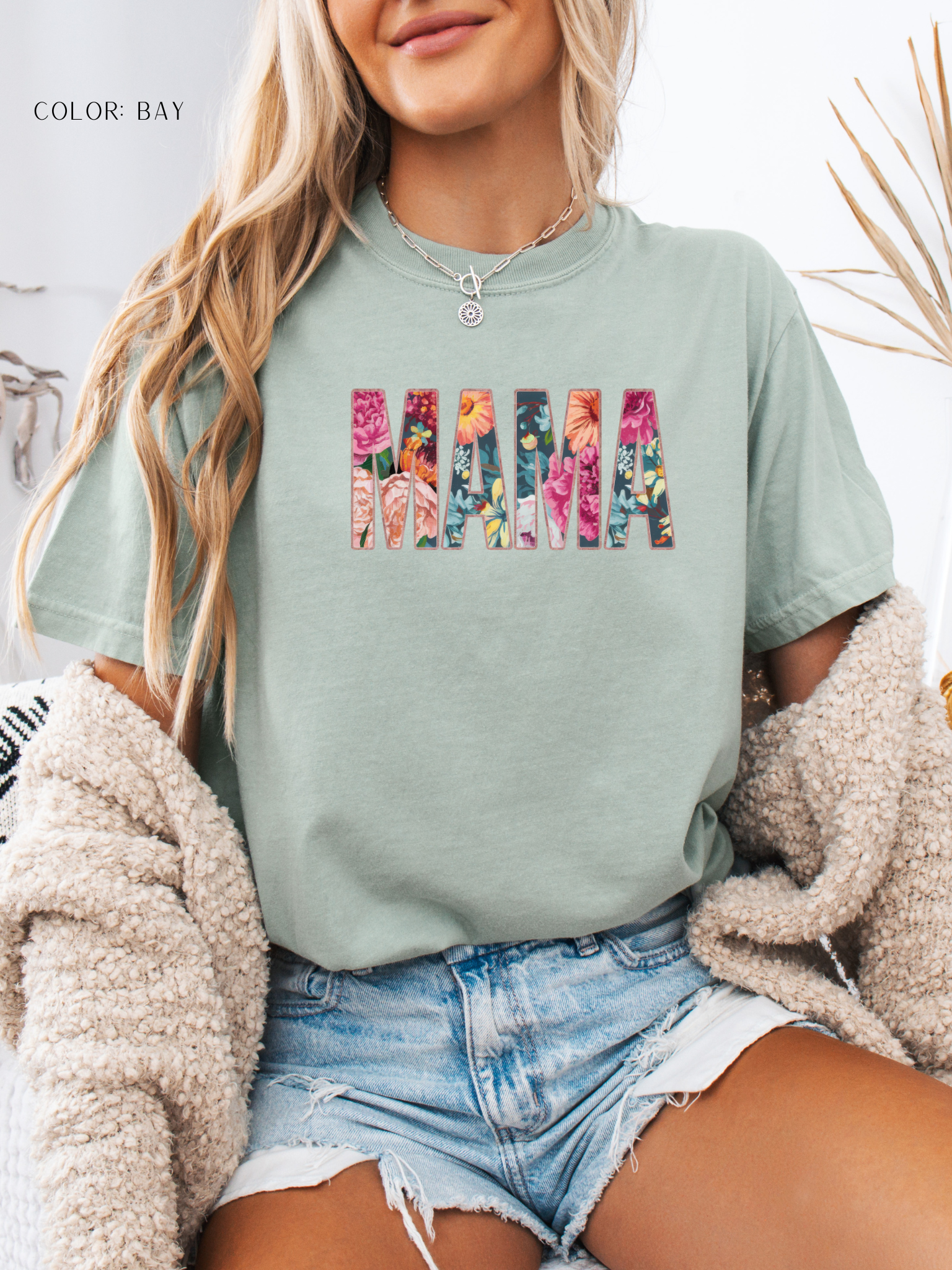 Floral Mama Boho T-Shirt