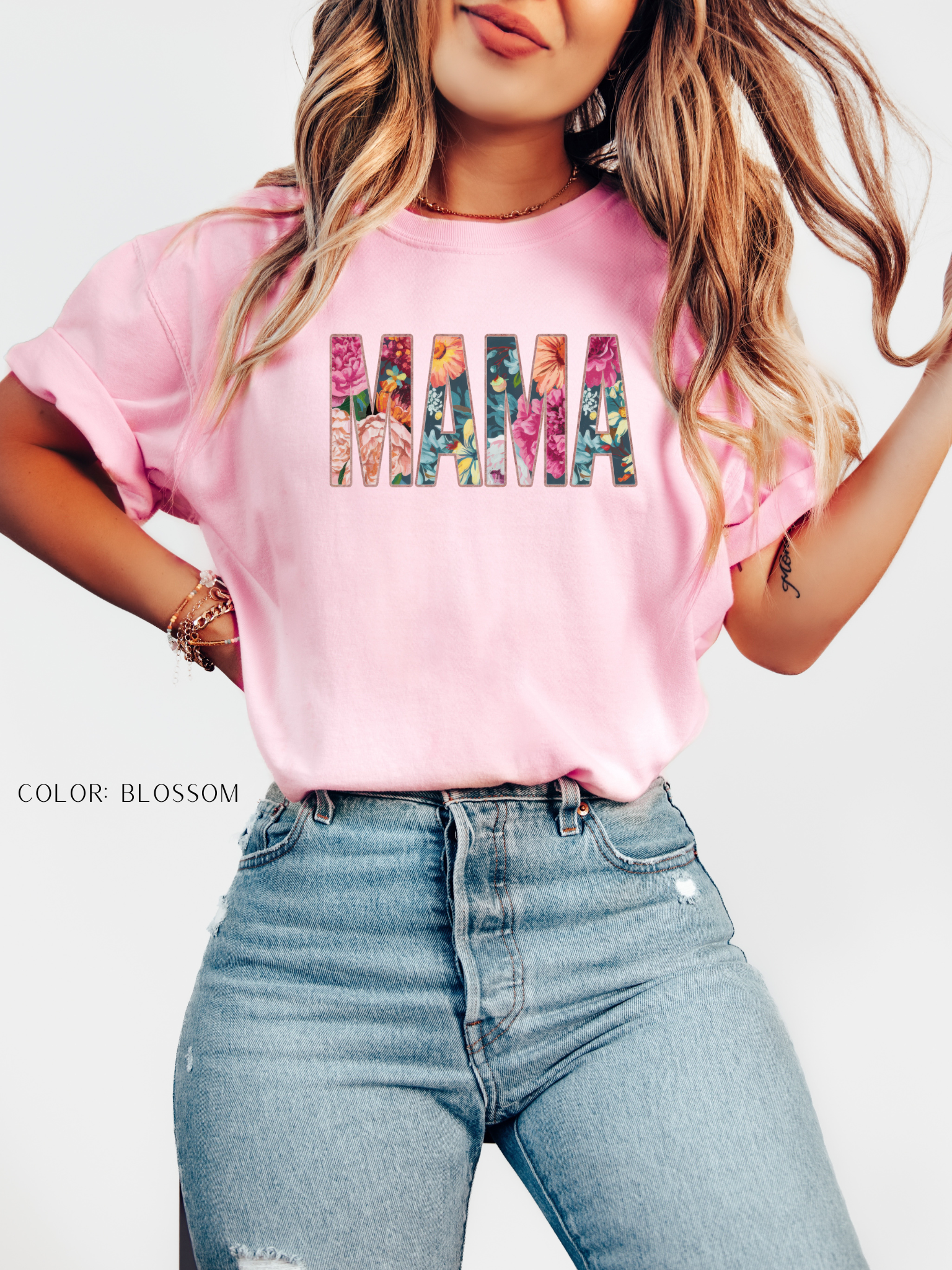 Floral Mama Boho T-Shirt