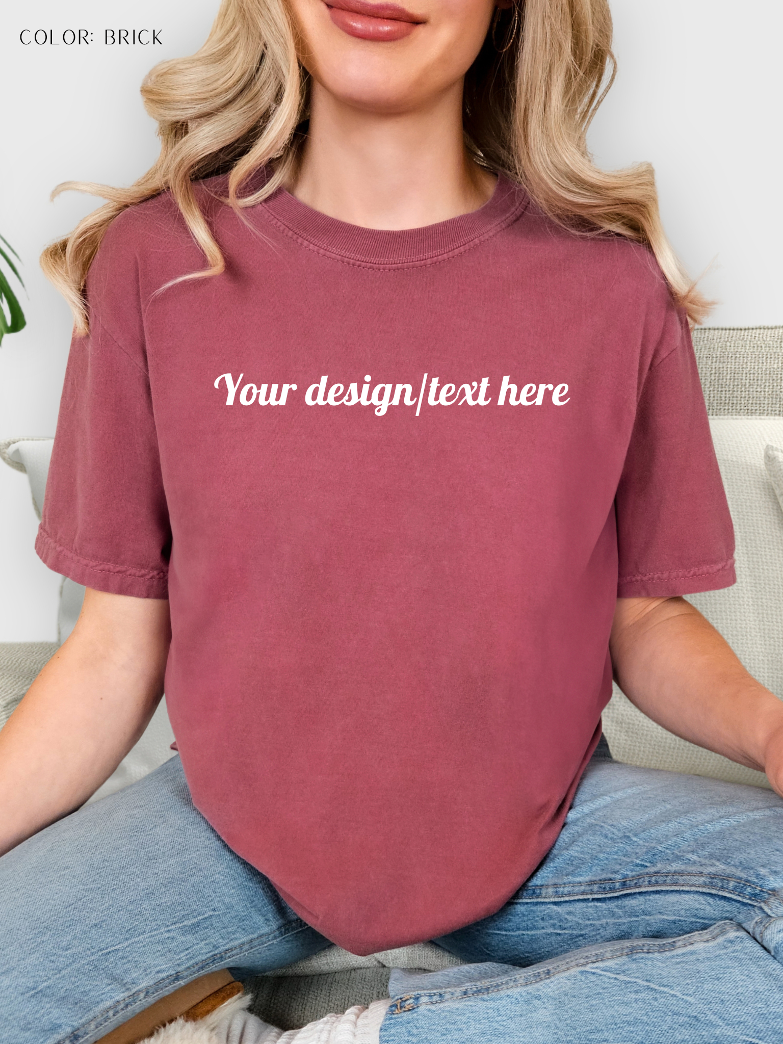 Custom Design T-Shirt - Personalized Text or Graphic Shirt | 1717 Comfort Colors | DTG Printed