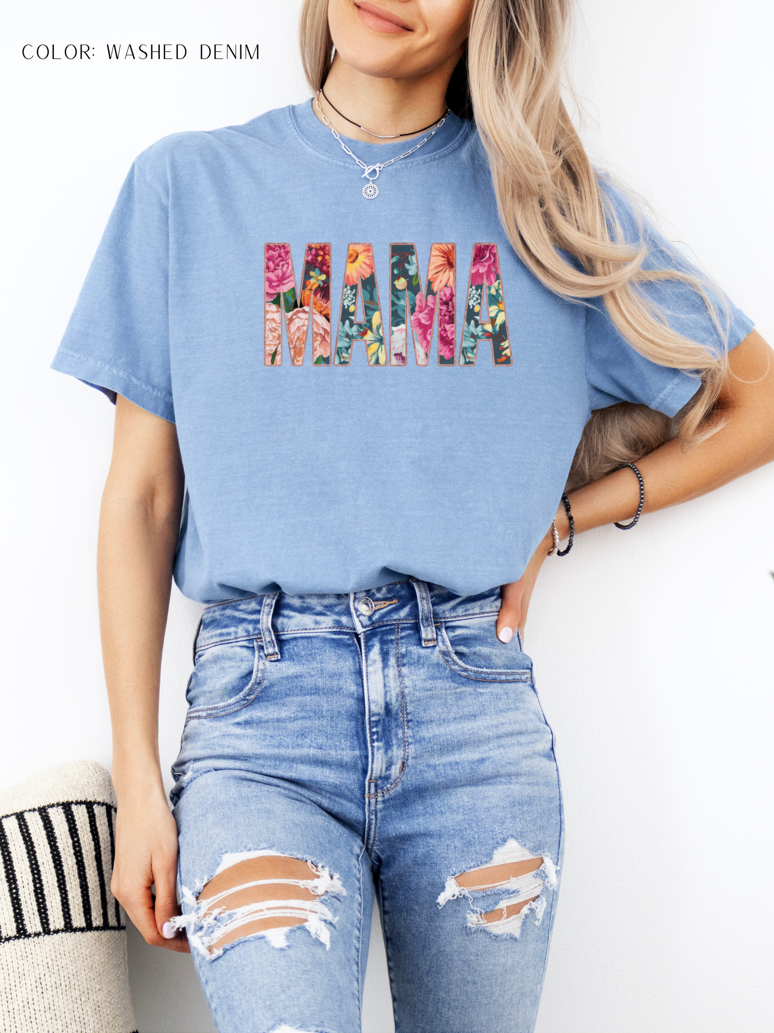 Floral Mama Boho T-Shirt