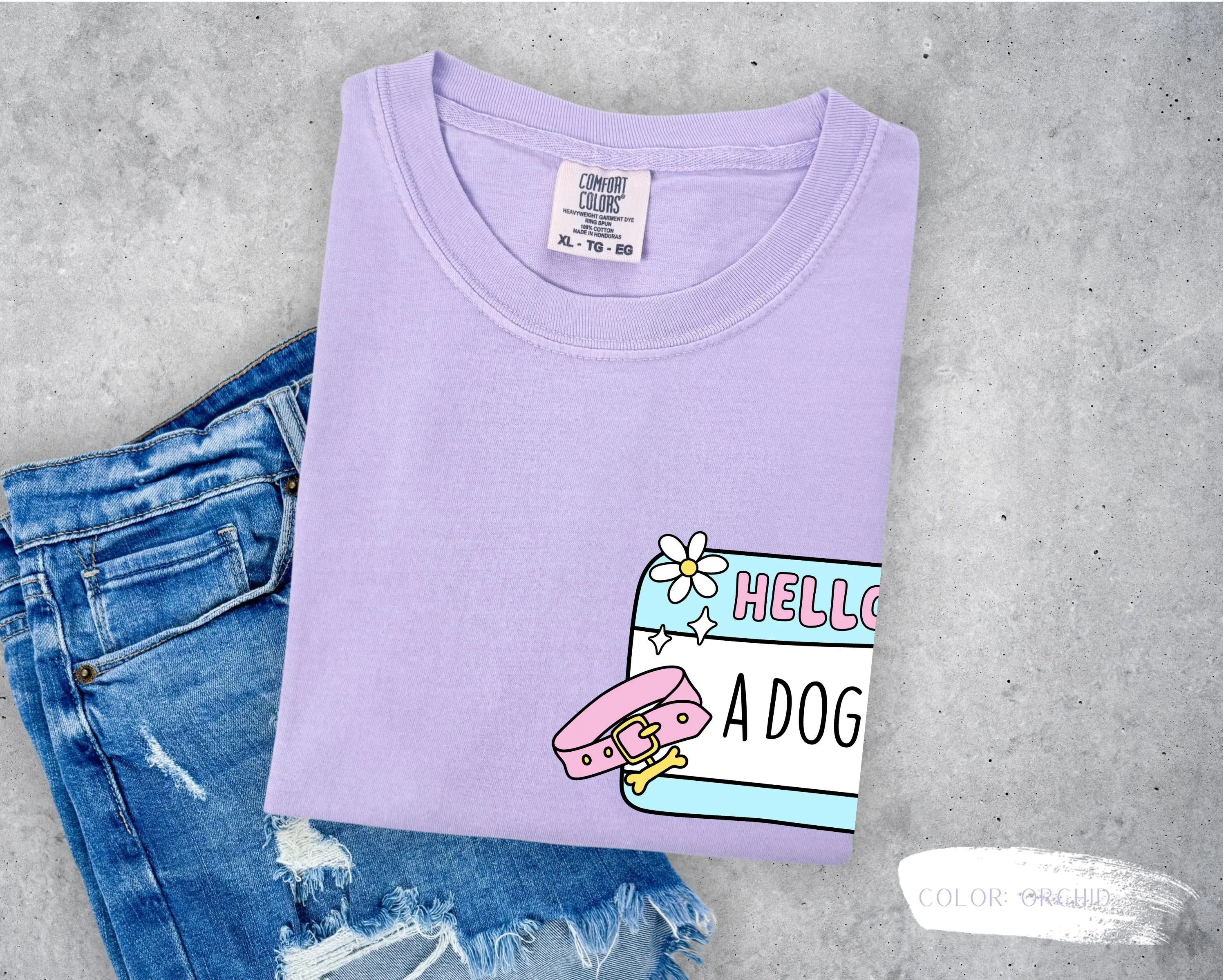 Hello I'm A Dog Mom T-Shirt