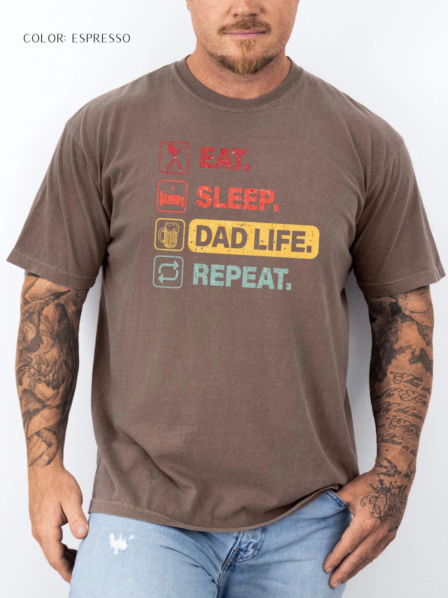 Eat. Sleep. Dad Life. Repeat. T-Shirt